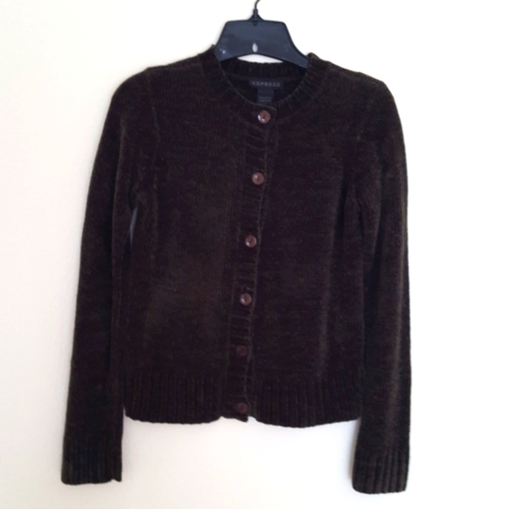 Express Button Down Sweater - image 1